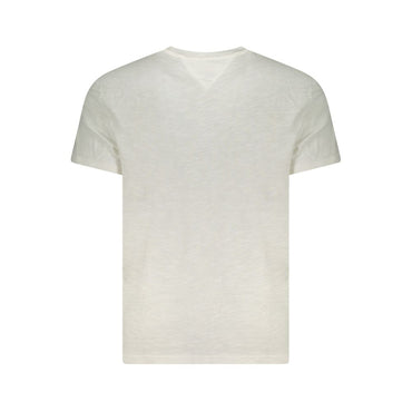 Tommy Hilfiger White Cotton Men T-Shirt