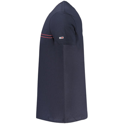 Tommy Hilfiger Blue Cotton Men T-Shirt