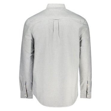 Tommy Hilfiger Gray Cotton Men Shirt