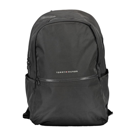 Tommy Hilfiger Black Polyester Backpack