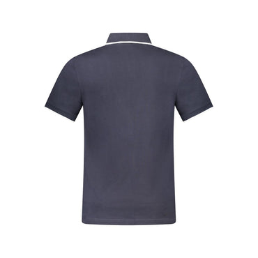 Hugo Boss Blue Cotton Polo Shirt