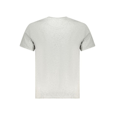 Tommy Hilfiger Gray Cotton Men T-Shirt