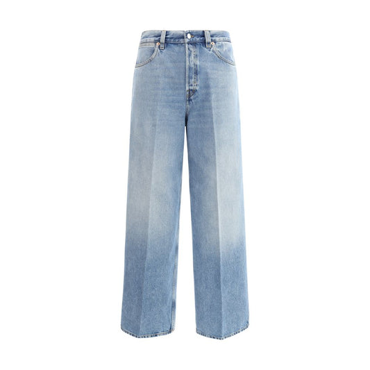 Gucci Light Blue Cotton Jeans Denim