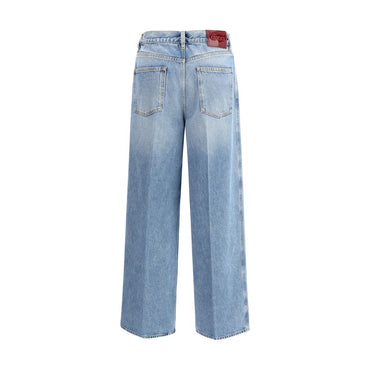 Gucci Light Blue Cotton Jeans Denim