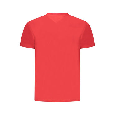 Tommy Hilfiger Red Cotton Men T-Shirt
