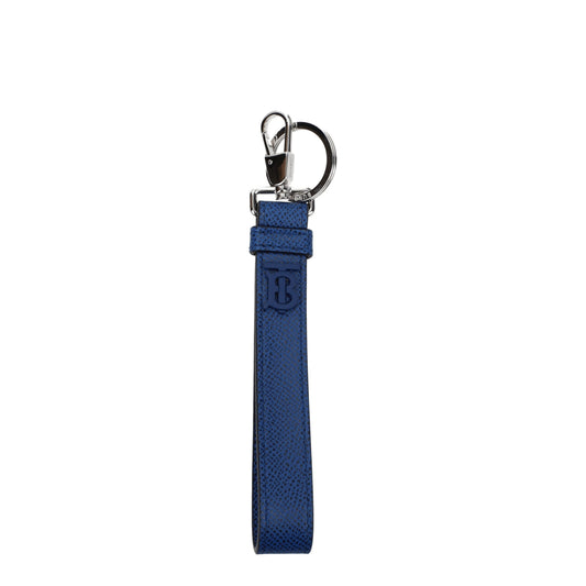 Burberry Blue Leather Keychain