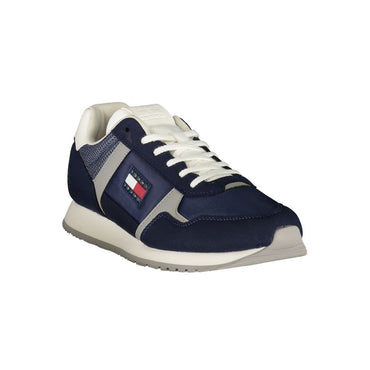 Tommy Hilfiger Blue Polyester Men Sneaker