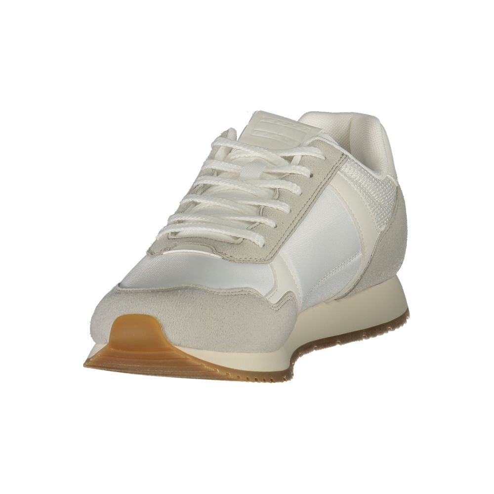 Tommy Hilfiger White Polyester Men Sneaker