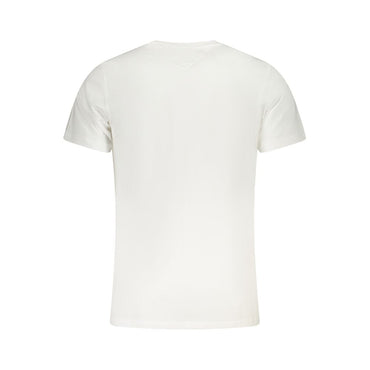 Tommy Hilfiger White Cotton Men T-Shirt