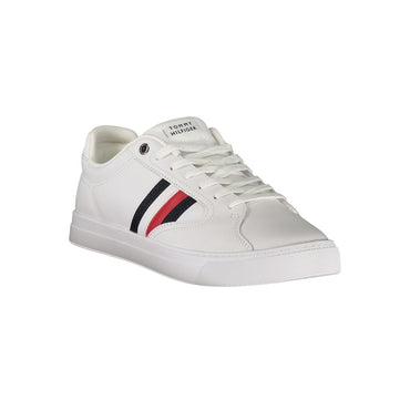 Tommy Hilfiger White Leather Men Sneaker