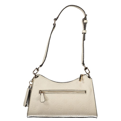 Guess Jeans Beige Polyethylene Women Handbag
