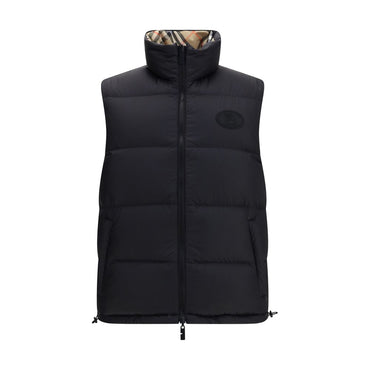 Burberry Black Polyester Sleveless Jacket