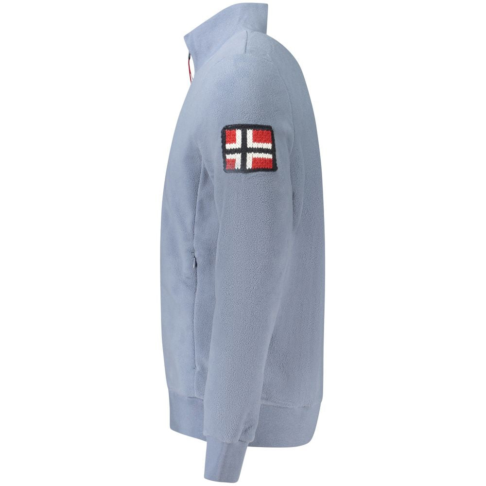 Norway 1963 Blue Polyester Men Sweater