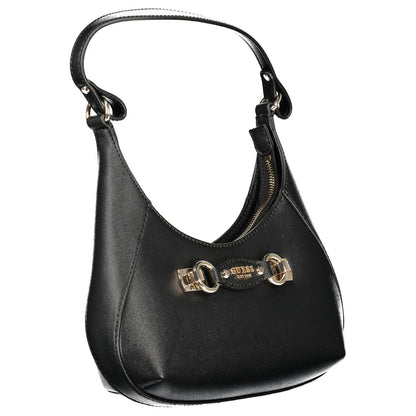 Guess Jeans Black Polyethylene Handbag