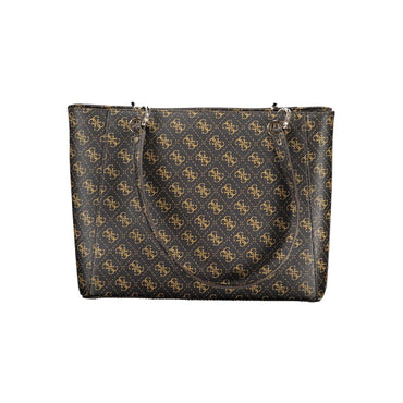 Guess Jeans Brown Polyethylene Handbag