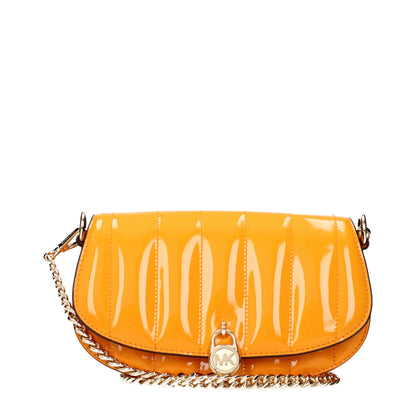 Michael Kors Orange Leather Crossbody Bag