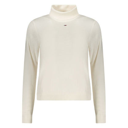 Tommy Hilfiger White Cotton Women Sweater