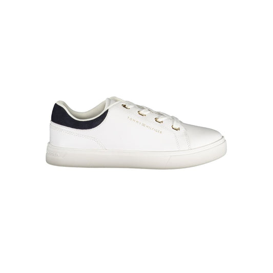 Tommy Hilfiger White Leather Women Sneaker