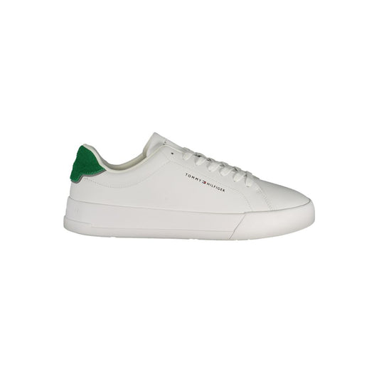 Tommy Hilfiger White Polyester Sneaker