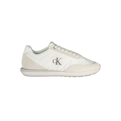 Calvin Klein White Polyester Men Sneaker