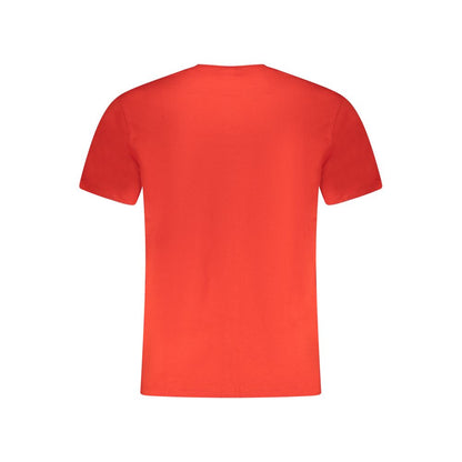 Calvin Klein Red Cotton Men T-Shirt
