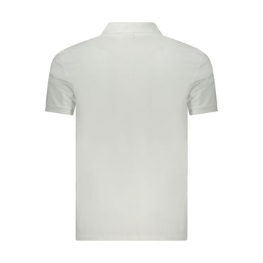 Calvin Klein White Cotton Polo Shirt