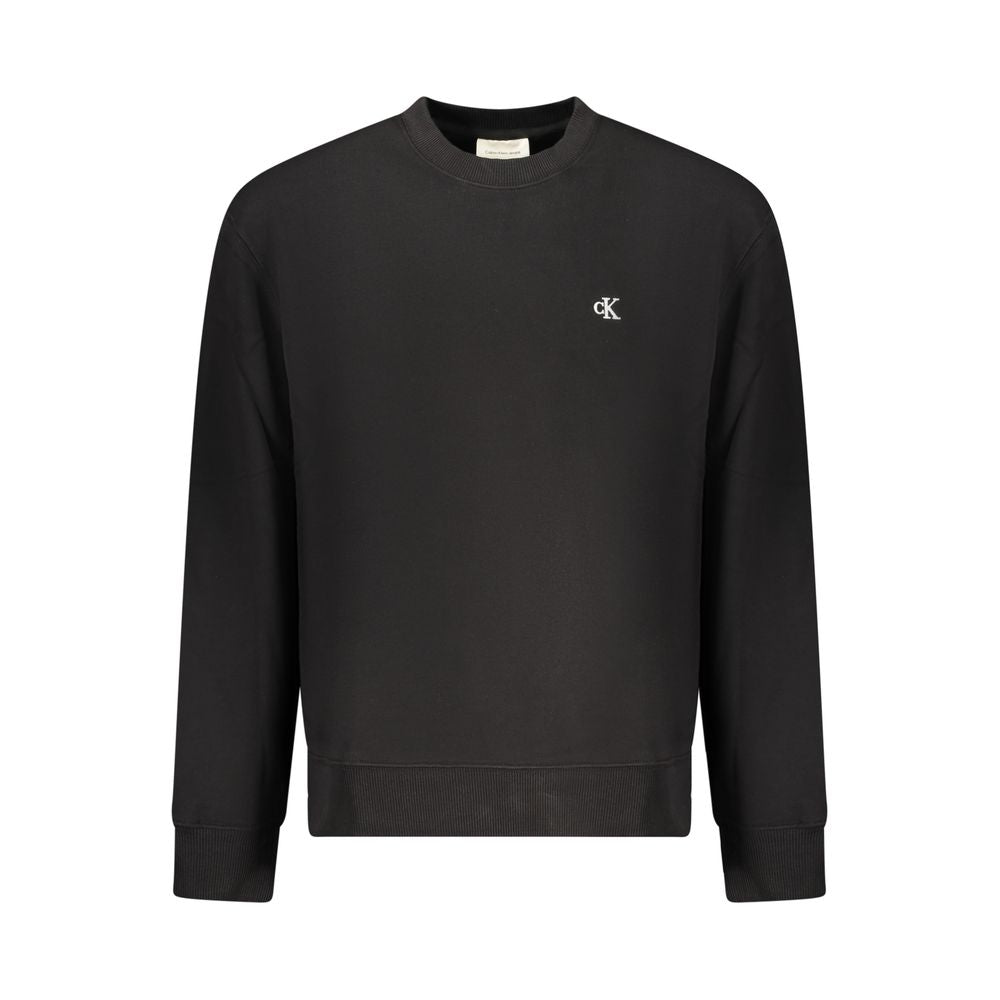 Calvin Klein Black Cotton Men Sweater