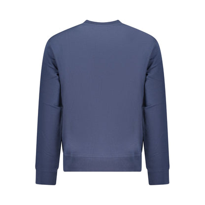 Hugo Boss Blue Cotton Men Sweater