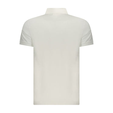 Calvin Klein White Cotton Men Polo Shirt