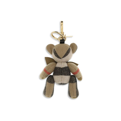 Burberry Beige Cashmere Keychain