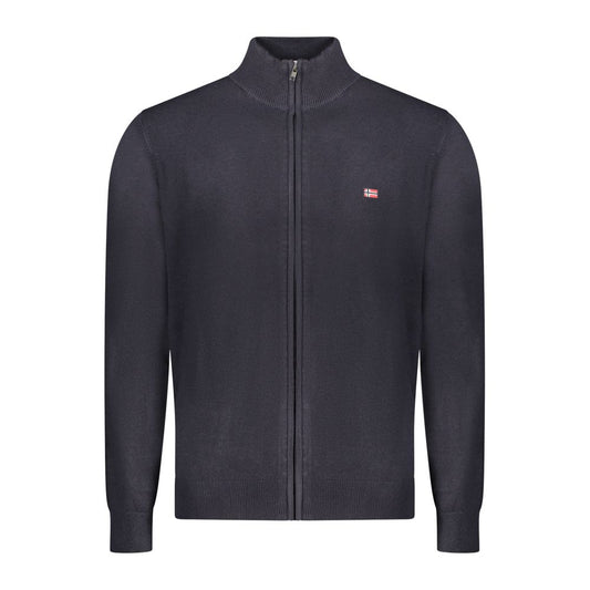 Norway 1963 Blue Polyester Men Cardigan