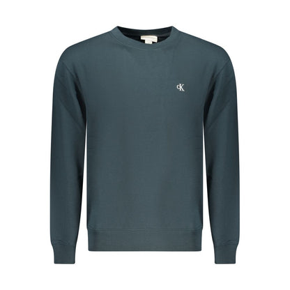Calvin Klein Blue Cotton Men Sweater